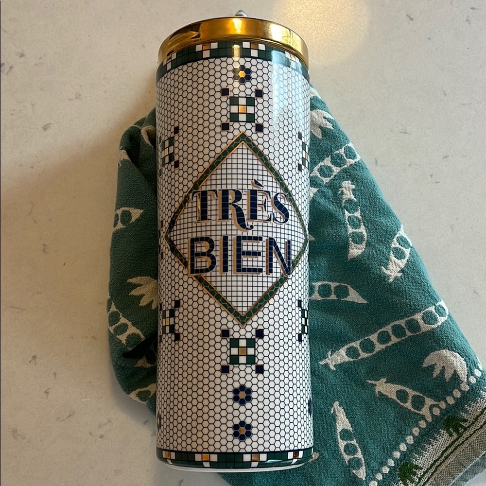 Anthropologie bistro Tres Bien canister! Perfect condition!